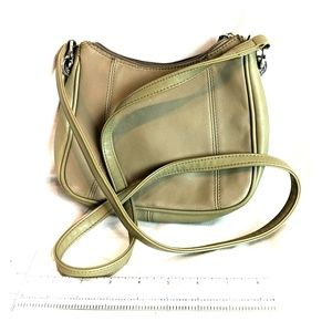 Worthington shoulder bag. Gray-light green. Granny